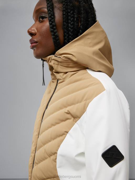 J.Lindeberg taivaallinen takki naiset tiikeriruskea 4VD02040 vaatetus