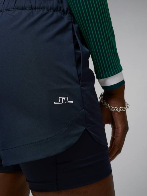 J.Lindeberg mila shortsit naiset laivasto 4VD02783 vaatetus