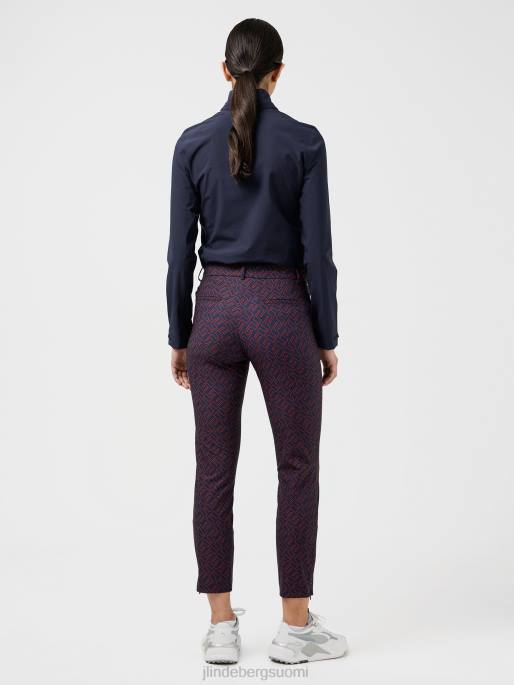 J.Lindeberg pia print golfhousut naiset ketsuppi sillan monogrammi 4VD02800 vaatetus