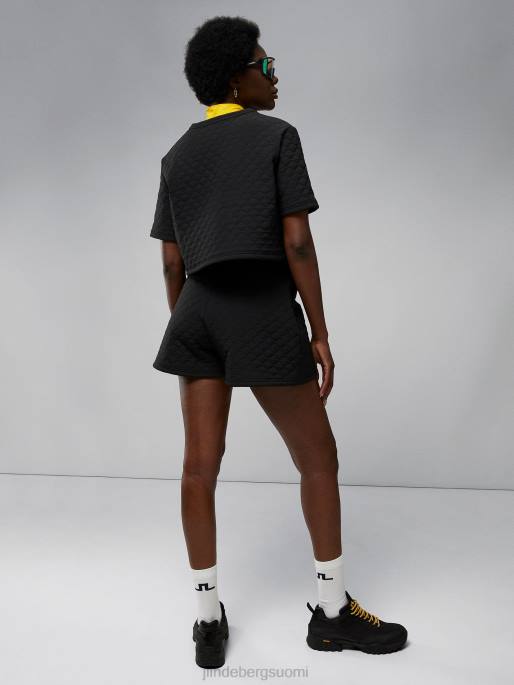 J.Lindeberg unikkopehmustetut shortsit naiset musta 4VD02788 vaatetus