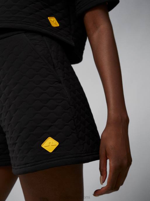 J.Lindeberg unikkopehmustetut shortsit naiset musta 4VD02788 vaatetus