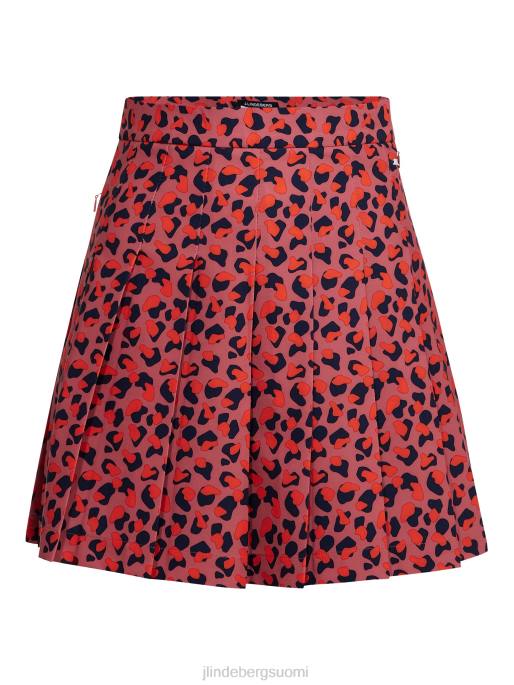 J.Lindeberg adina print golfhame naiset haalistunut ruusueläin 4VD02709 vaatetus