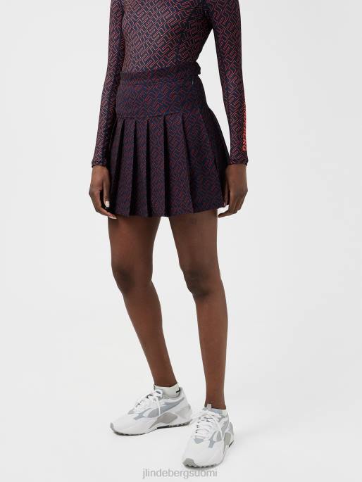 J.Lindeberg adina print golfhame naiset ketsuppi sillan monogrammi 4VD02707 vaatetus