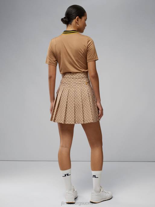 J.Lindeberg adina print hame naiset tiikerimonogrammin tarkistus 4VD02687 vaatetus