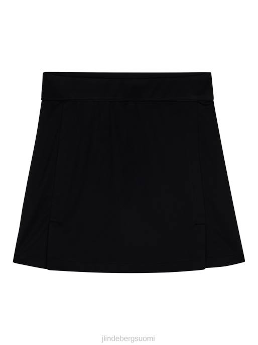 J.Lindeberg amelie keskipitkä hame naiset musta 4VD02668 vaatetus