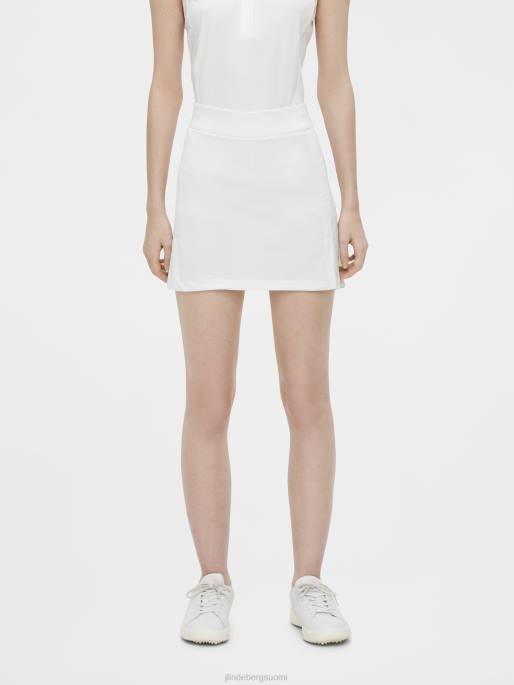 J.Lindeberg amelie keskipitkä hame naiset valkoinen 4VD02745 vaatetus