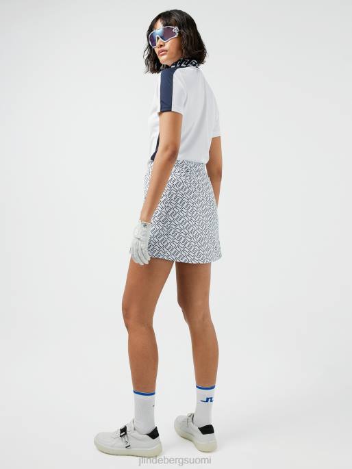 J.Lindeberg amelie mid print golfhame naiset laivastosillan monogrammi 4VD02715 vaatetus