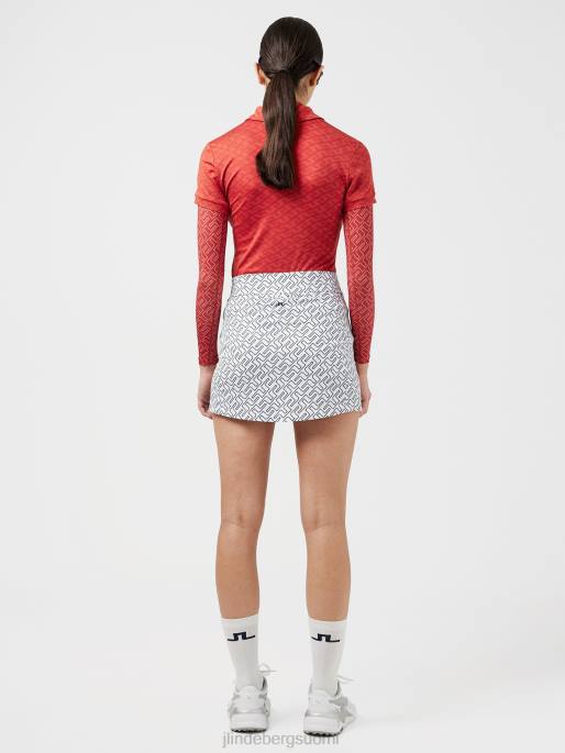 J.Lindeberg amelie print golfhame naiset laivastosillan monogrammi 4VD02721 vaatetus