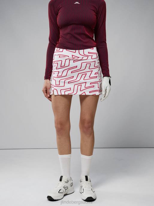 J.Lindeberg amelie print hame naiset siltapyörre valkoinen 4VD02663 vaatetus