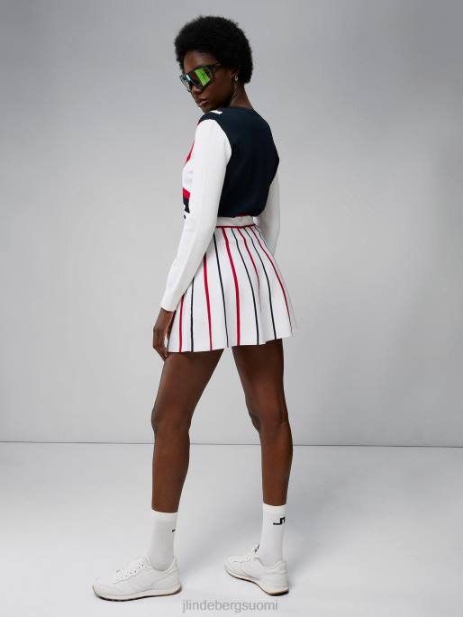 J.Lindeberg joki neulottu hame naiset valkoinen 4VD02656 vaatetus