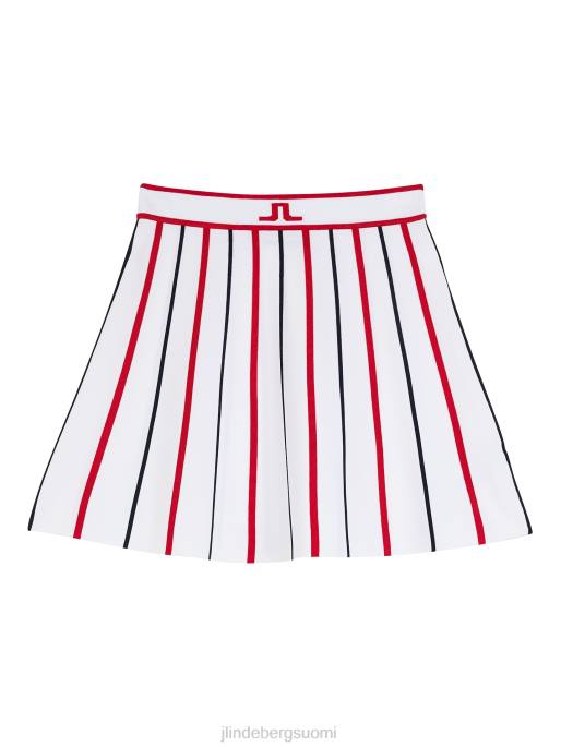 J.Lindeberg joki neulottu hame naiset valkoinen 4VD02656 vaatetus