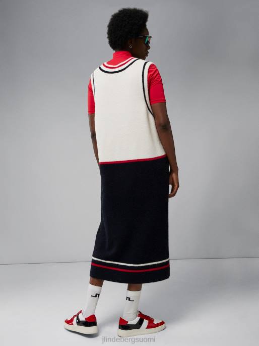 J.Lindeberg teela neulottu mekko naiset valkoinen 4VD02697 vaatetus