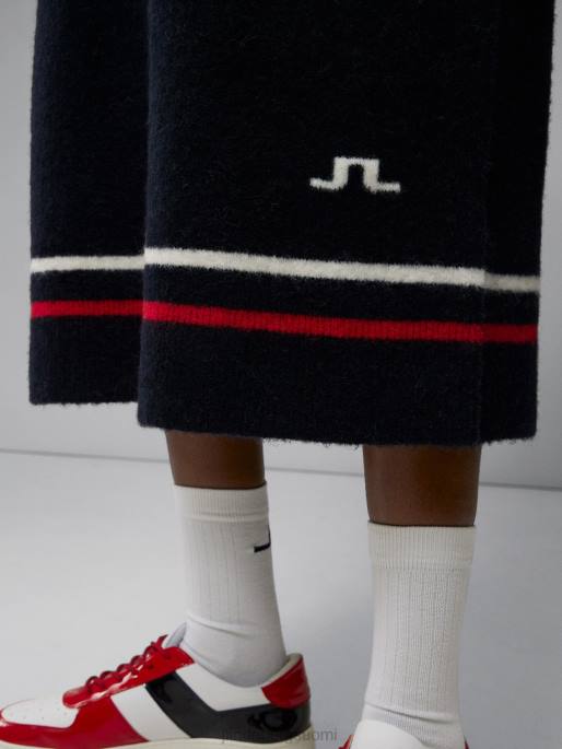 J.Lindeberg teela neulottu mekko naiset valkoinen 4VD02697 vaatetus