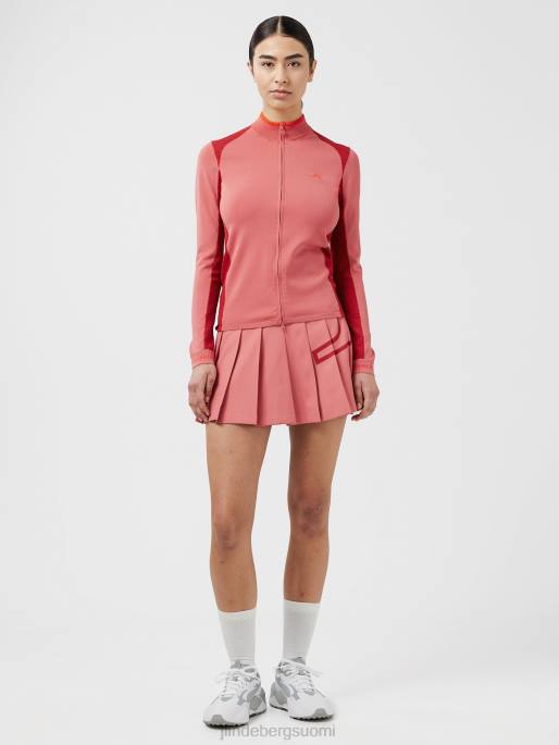 J.Lindeberg Alma golfpusero naiset haalistunut ruusu 4VD02834 vaatetus