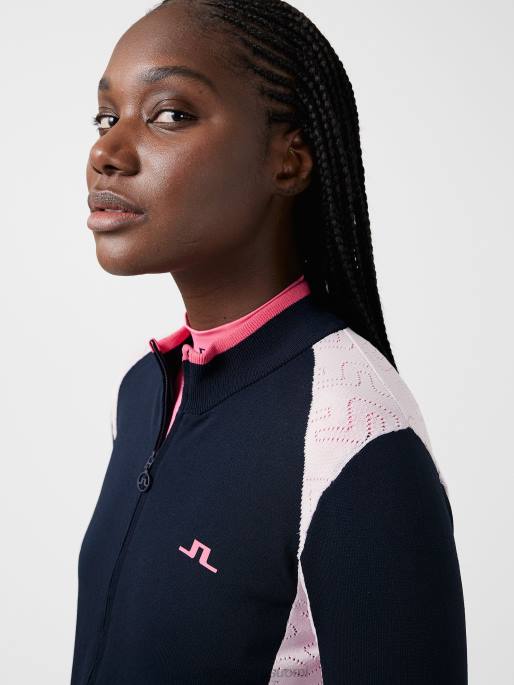 J.Lindeberg Alma golfpusero naiset laivasto 4VD02835 vaatetus