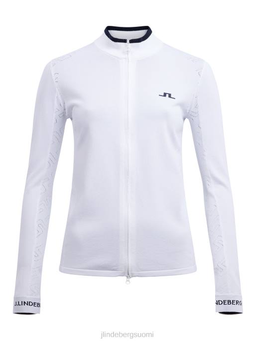 J.Lindeberg Alma golfpusero naiset valkoinen 4VD02836 vaatetus