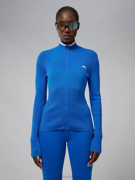 J.Lindeberg flora pusero naiset merensininen 4VD02823 vaatetus