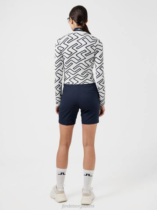 J.Lindeberg odessa golfneuletakki naiset laivastosillan monogrammi 4VD02832 vaatetus