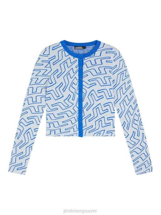 J.Lindeberg odessa neuletakki naiset silta pyörre merensininen 4VD02830 vaatetus