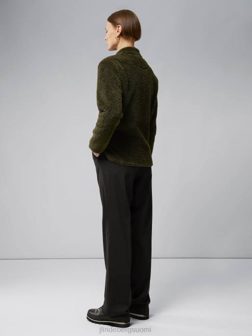 J.Lindeberg patricia pile fleecetakki naiset metsänvihreä 4VD02815 vaatetus