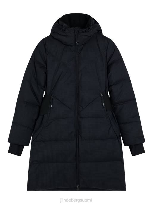 J.Lindeberg Odyssey down park naiset musta 4VD02851 vaatetus