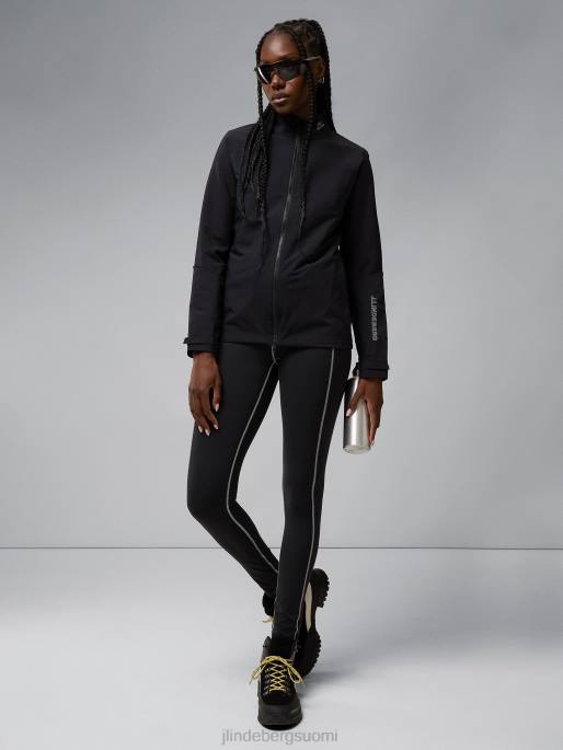 J.Lindeberg everly sadetakki naiset musta 4VD02841 vaatetus