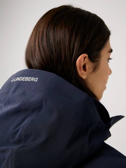 J.Lindeberg kristalli untuvatakki naiset laivasto 4VD02870 vaatetus