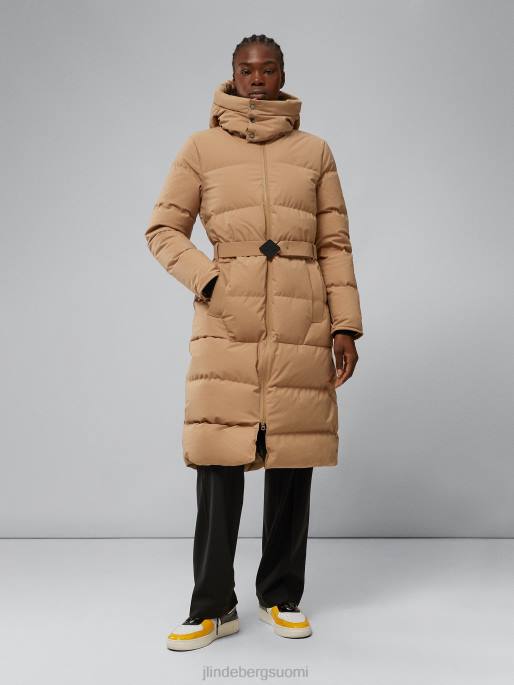 J.Lindeberg orion alas parka naiset tiikeriruskea 4VD02848 vaatetus