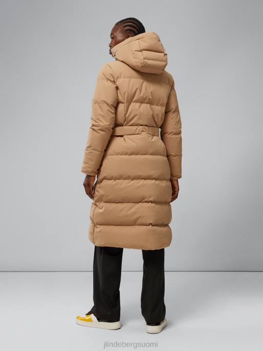 J.Lindeberg orion alas parka naiset tiikeriruskea 4VD02848 vaatetus