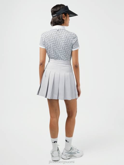 J.Lindeberg Tour tech print golf poolo naiset laivastosillan monogrammi 4VD02618 vaatetus