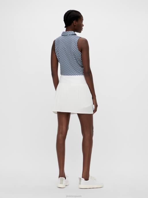 J.Lindeberg dena painettu golfpoolo naiset gingham printti 4VD02648 vaatetus