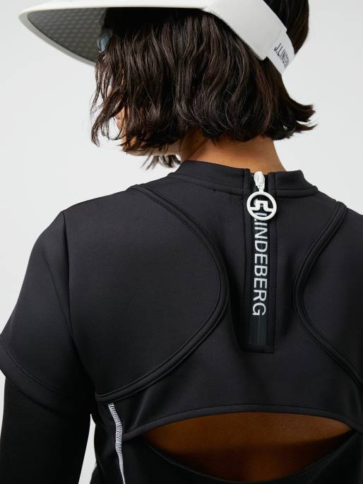 J.Lindeberg ahava golftoppi naiset musta 4VD02642 vaatetus