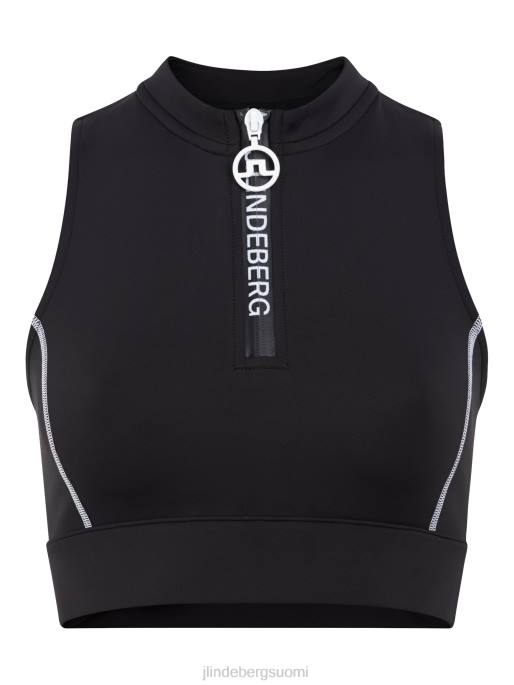 J.Lindeberg aysa golf toppi naiset musta 4VD02639 vaatetus
