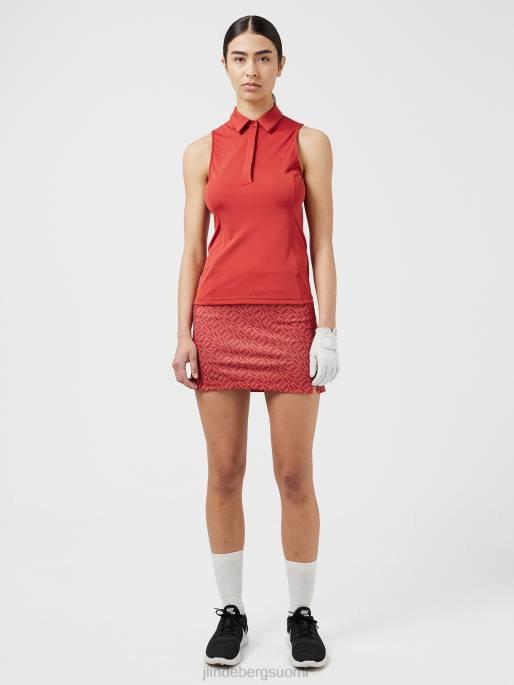 J.Lindeberg dena hihaton golfpaita naiset ketsuppi 4VD02624 vaatetus