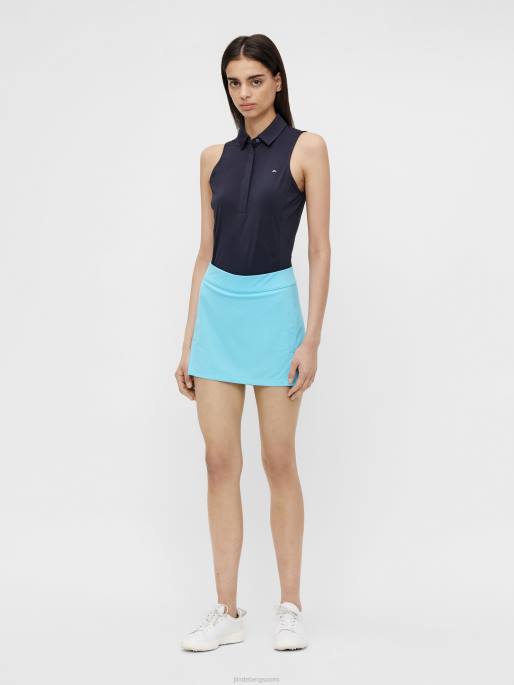 J.Lindeberg dena hihaton golfpaita naiset laivasto 4VD02652 vaatetus