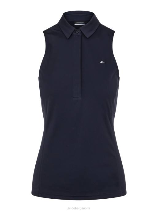 J.Lindeberg dena hihaton golfpaita naiset laivasto 4VD02652 vaatetus