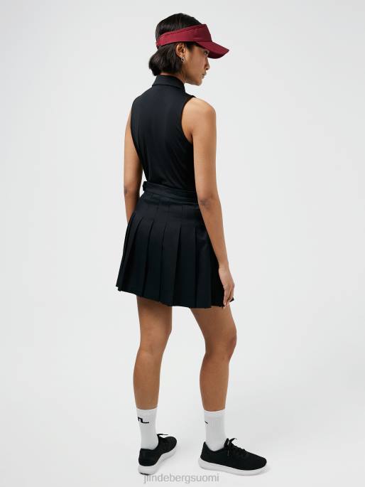 J.Lindeberg dena hihaton golfpaita naiset musta 4VD02626 vaatetus