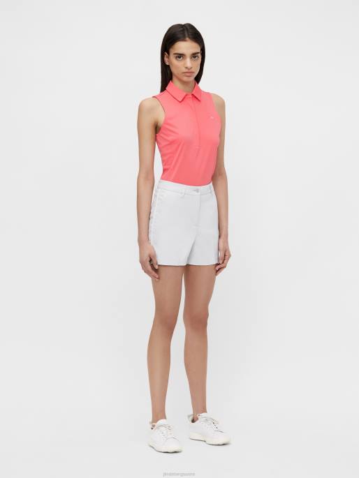 J.Lindeberg dena hihaton golfpaita naiset trooppinen koralli 4VD02654 vaatetus