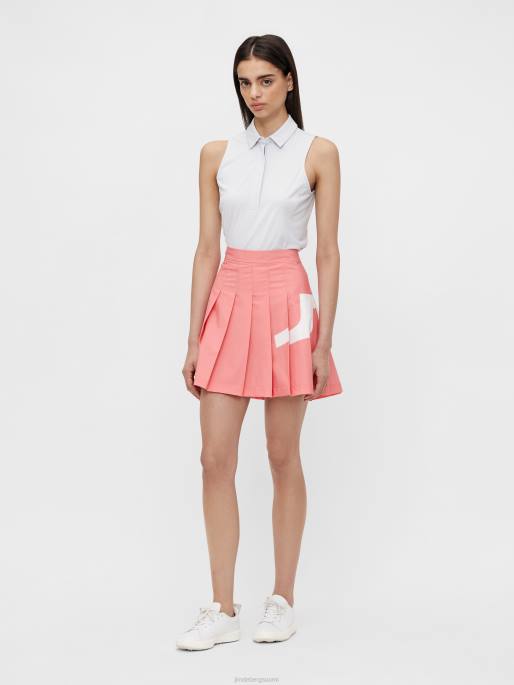 J.Lindeberg dena hihaton golfpaita naiset vaalean harmaa 4VD02655 vaatetus