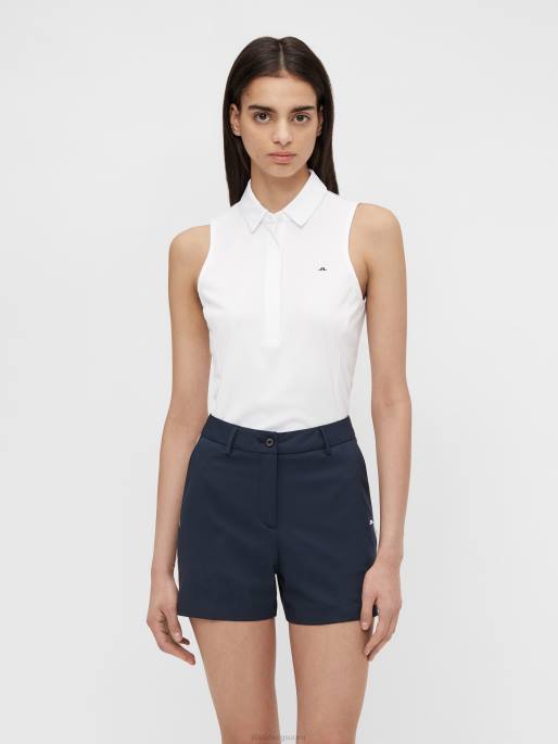 J.Lindeberg dena hihaton golfpaita naiset valkoinen 4VD02651 vaatetus