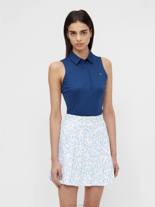 J.Lindeberg dena hihaton golfpaita naiset yönsininen 4VD02653 vaatetus