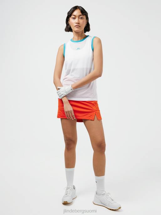 J.Lindeberg marion mesh toppi naiset valkoinen 4VD02598 vaatetus