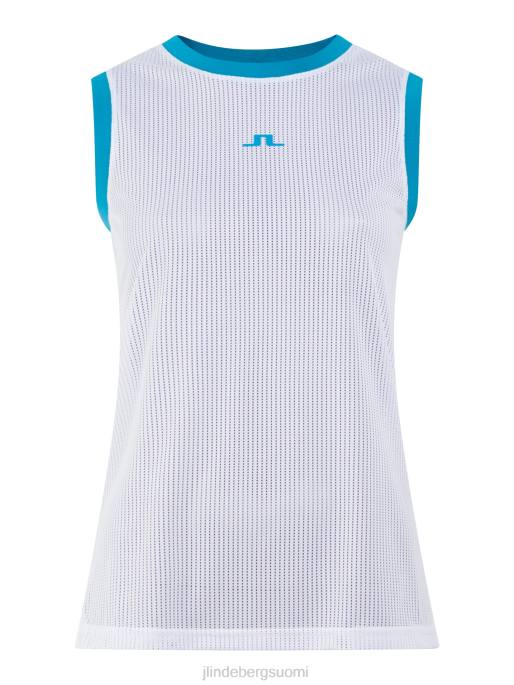 J.Lindeberg marion mesh toppi naiset valkoinen 4VD02598 vaatetus