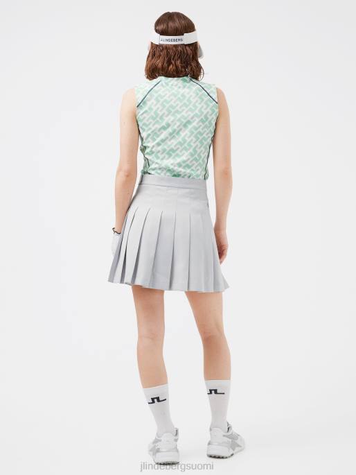 J.Lindeberg mona hihaton golfpaita naiset spring bud 3d silta monogrammi 4VD02591 vaatetus