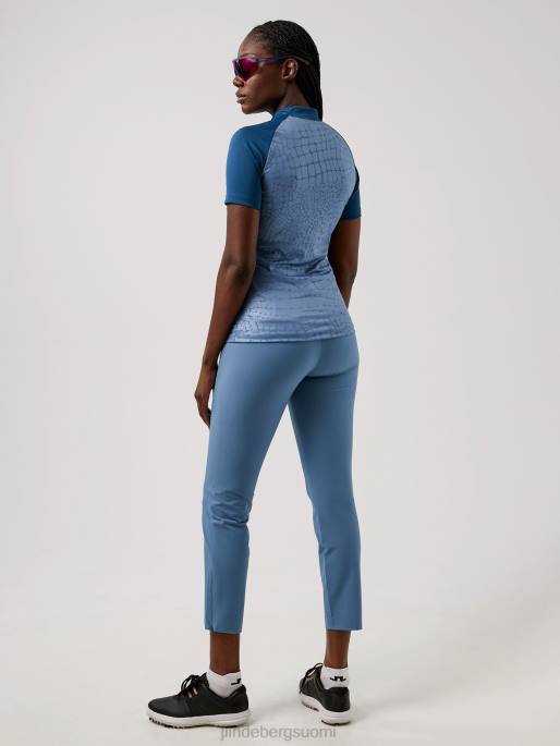 J.Lindeberg zelda golf toppi naiset kapteenit sininen kroko 4VD02645 vaatetus