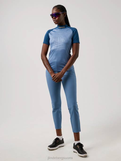 J.Lindeberg zelda golf toppi naiset kapteenit sininen kroko 4VD02645 vaatetus