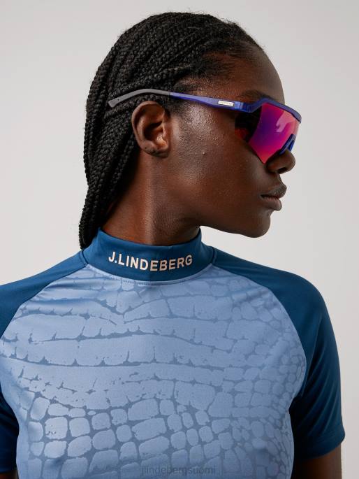 J.Lindeberg zelda golf toppi naiset kapteenit sininen kroko 4VD02645 vaatetus