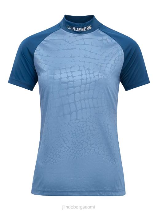 J.Lindeberg zelda golf toppi naiset kapteenit sininen kroko 4VD02645 vaatetus