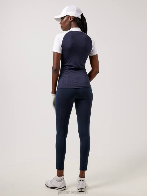 J.Lindeberg zelda golf toppi naiset laivasto kroko 4VD02644 vaatetus