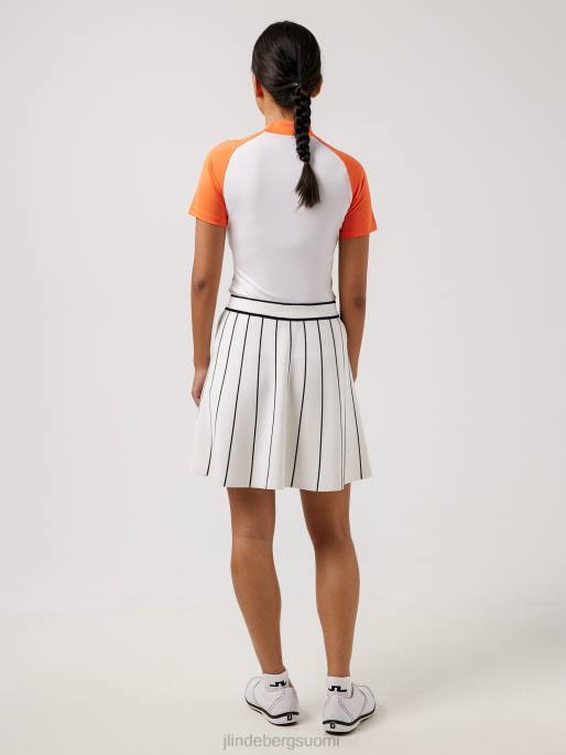 J.Lindeberg zelda golf toppi naiset valkoinen kroko 4VD02643 vaatetus